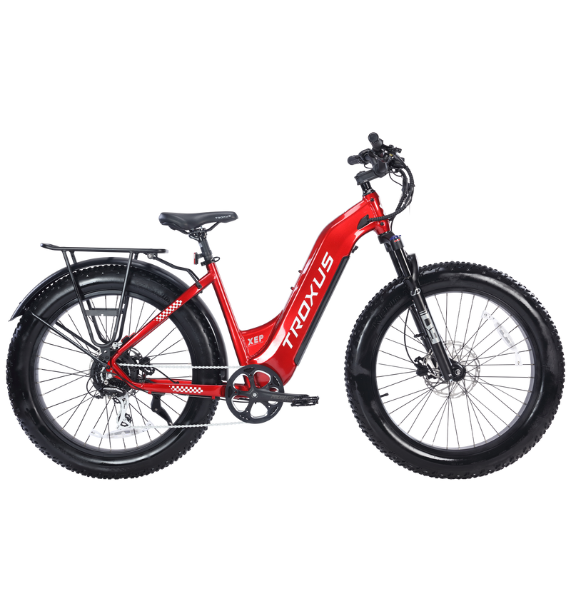 Electric Bike Troxus Explorer Step Thru Red Right