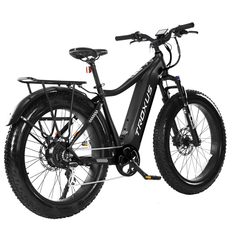 Electric Bike Troxus Explorer Step Over Black Right Rear