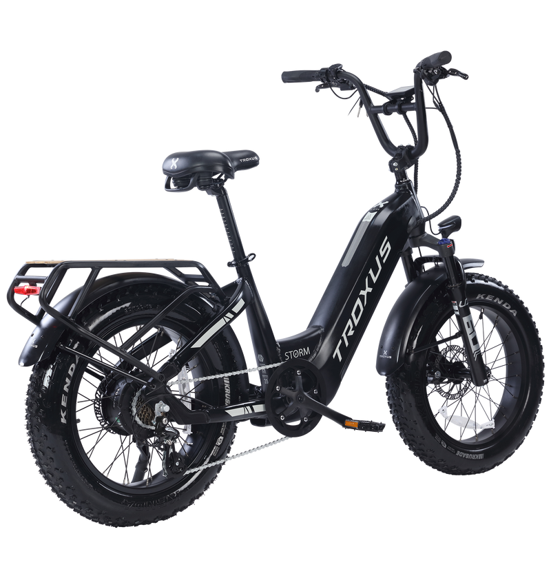 Electric Bike Troxus Lynx Black Right Rear