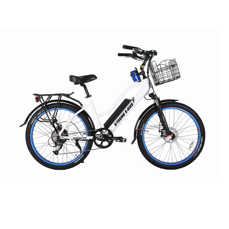 Electric Bike XTeme Catalina White Side