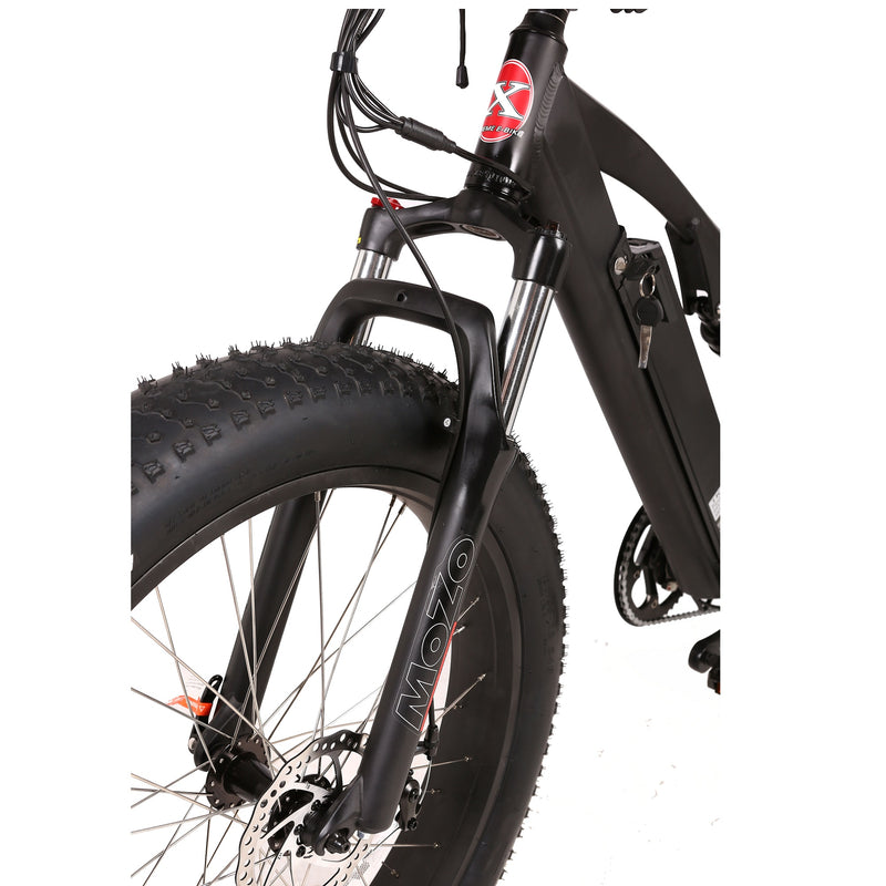 Electric Bike X-Treme Boulderado Black Fork