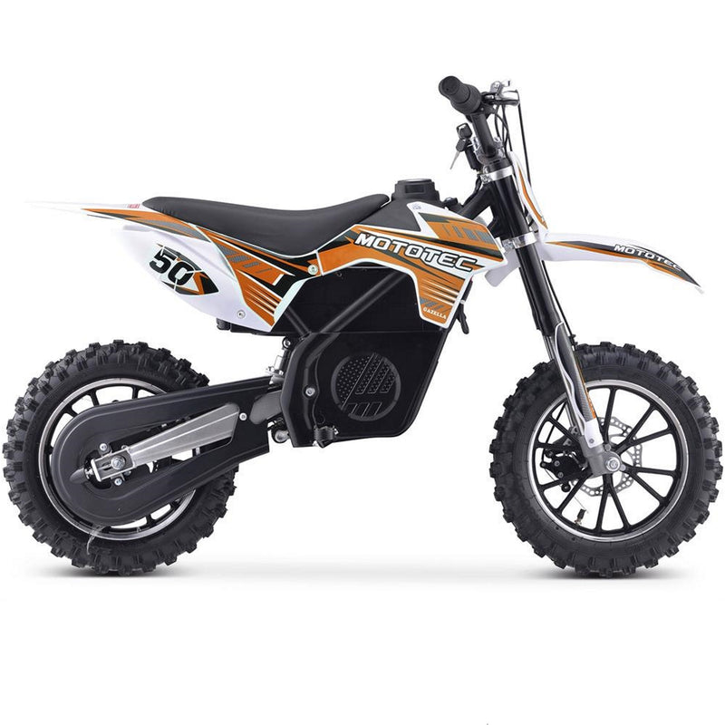 Electric Dirt Mini Bike MotoTec Gazelle Orange Main