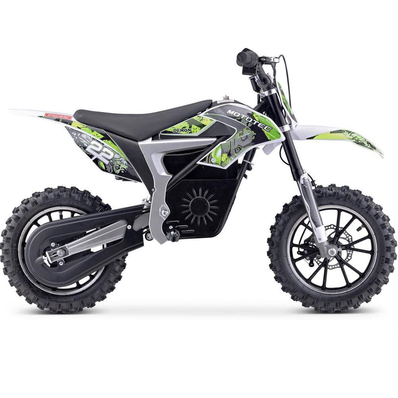 Electric Mini Bke MotoTec Demon Green Main