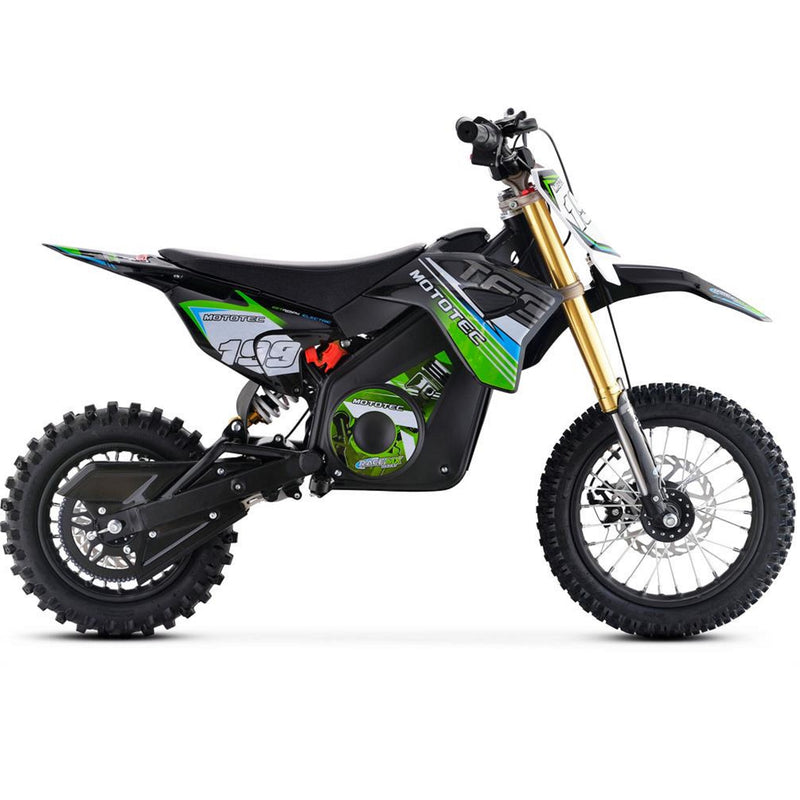 Electric Mini Bike MotoTec Pro 36V 1000W Green Main