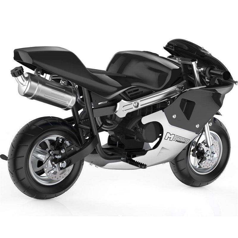 Gas Mini Bike MotoTec Phantom Black Rear