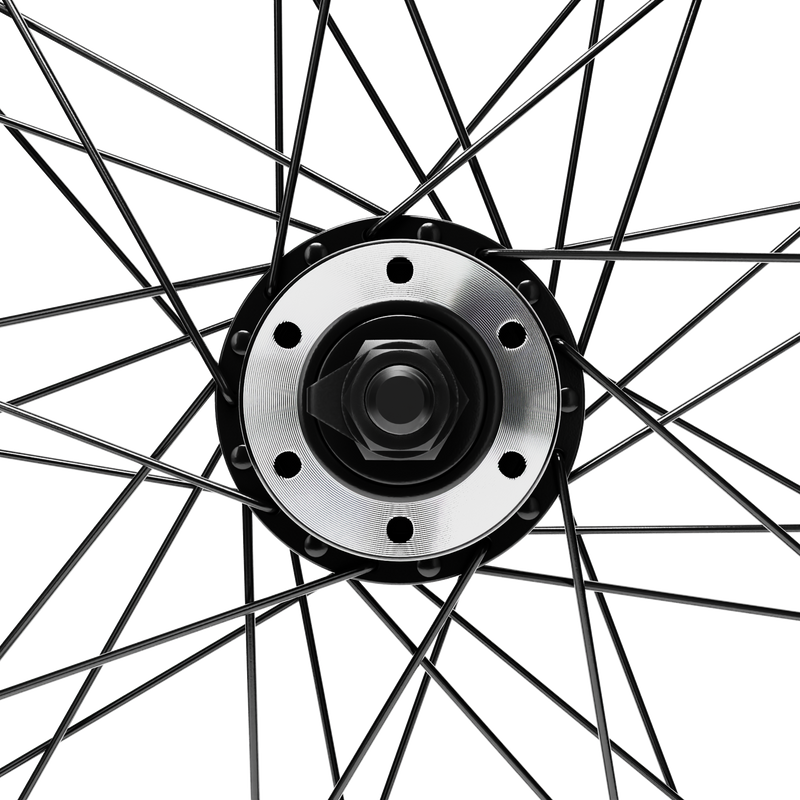 HD Wheels Black Front Disc Brake Ready Hub