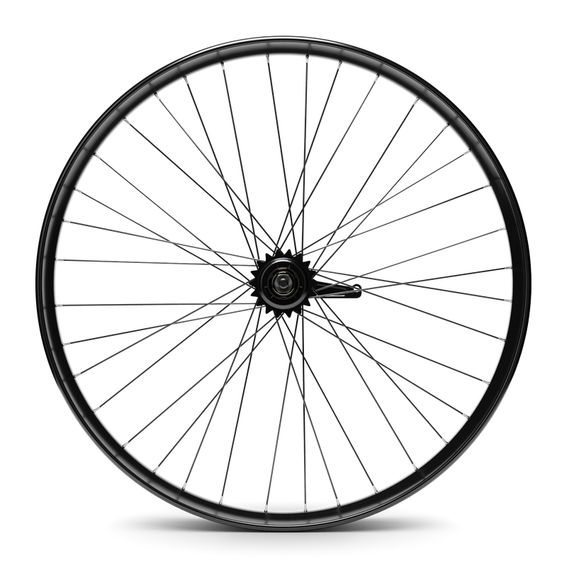 HD Wheels Black Rear Coaster Non-Disc Brake Ready Side2