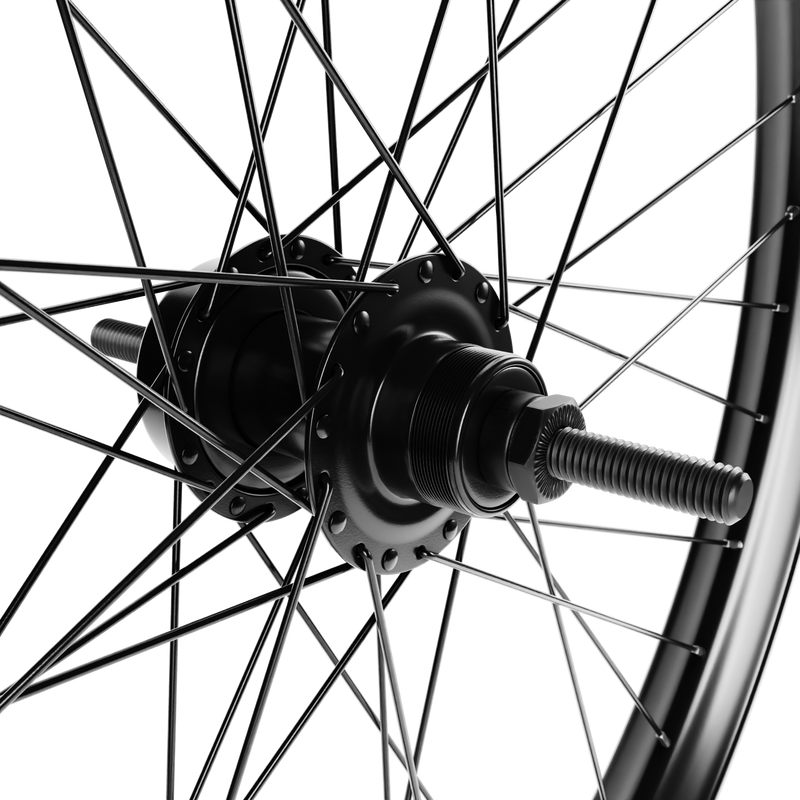 HD Wheels Black Rear Freewheel Disc Brake Ready Spokes