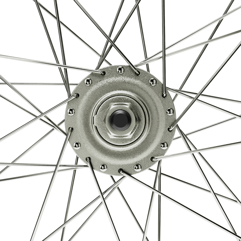 HD Wheels Silver Front Disc Brake Ready Hub2