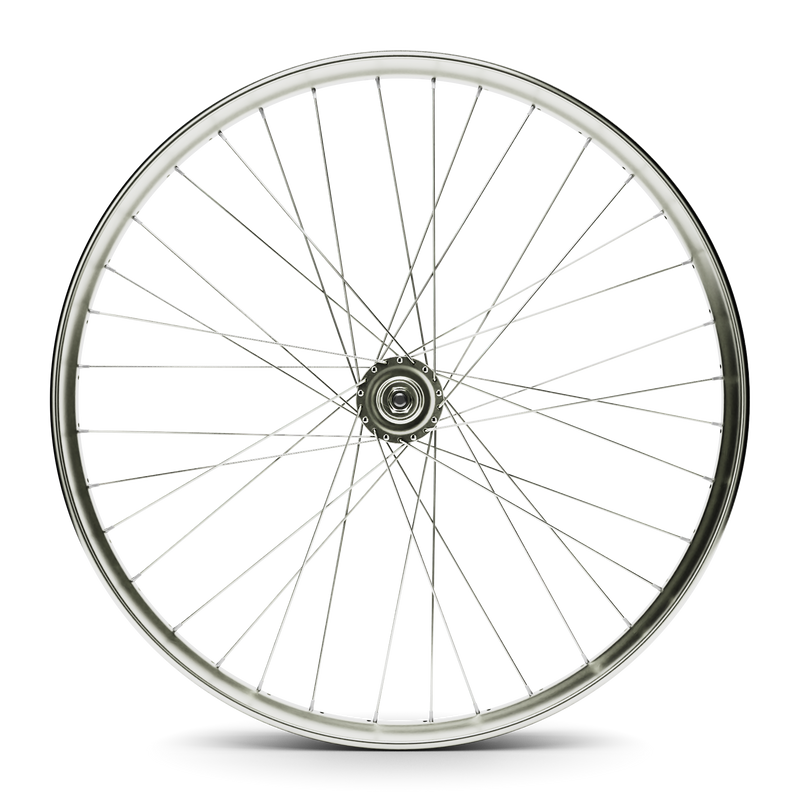 HD Wheels Silver Front Disc Brake Ready Side