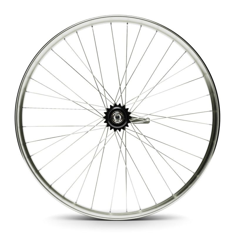 HD Wheels Silver Rear Coaster Side