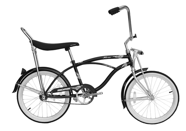 20'' Micargi Mens Hero black - side of bicycle