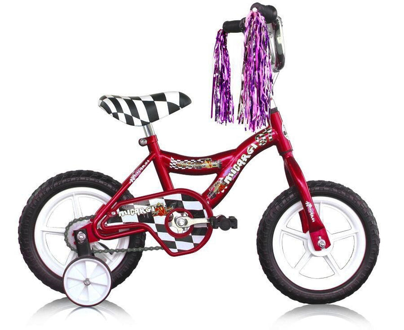 12'' Micargi Boys MBR12Y - red - side of bicycle