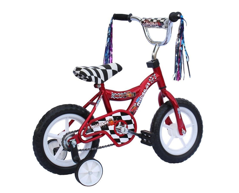 12'' Micargi Boys MBR12Y - red - rear of bicycle