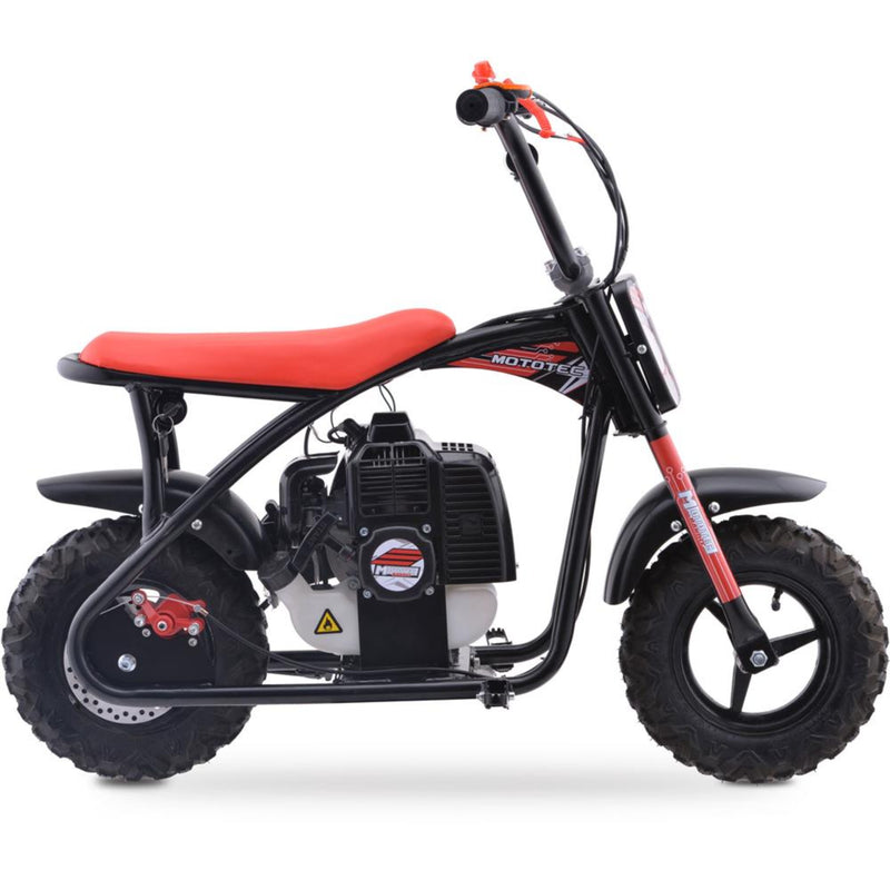 Mini Bike Gas Mototec Bandit Red Main