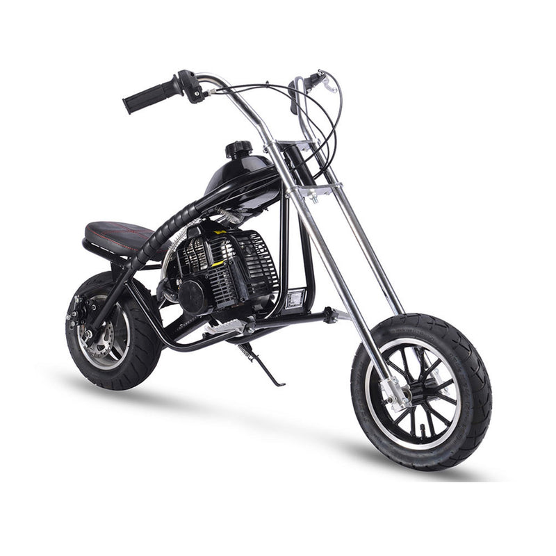 Mini Bike MotoTec Chopper Black Front