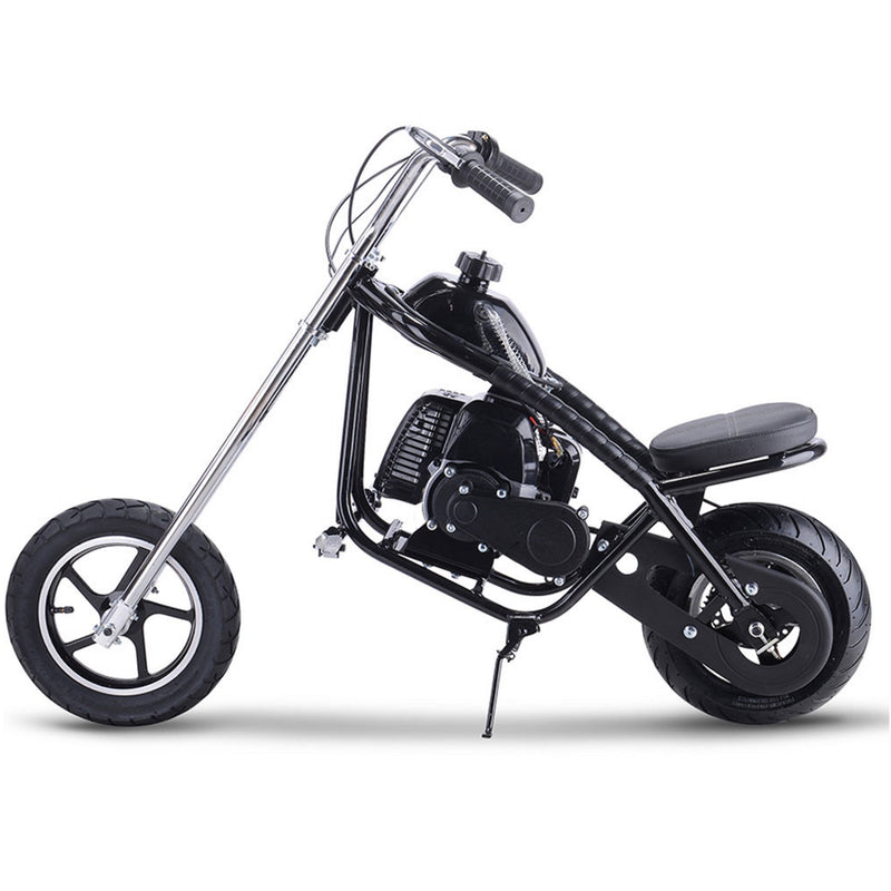 Mini Bike MotoTec Chopper Black Left