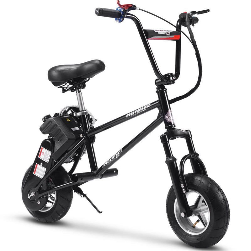 Mini Bike MotoTec V2 Black Front