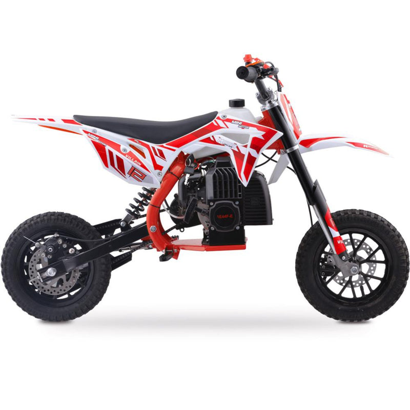 Mini Dirt Bike Gas Mototec Villain Red Main