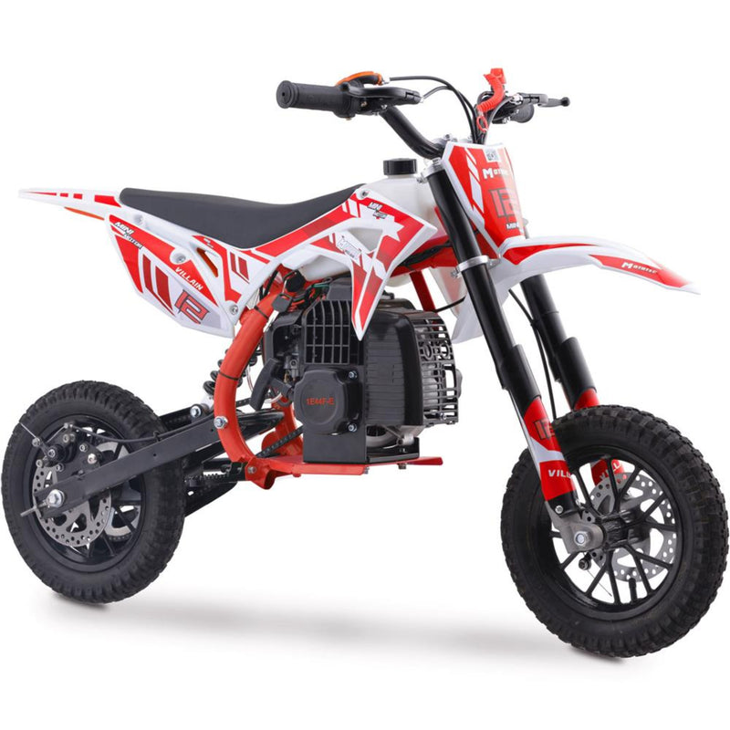 Mini Dirt Bike Gas Mototec Villain Red Right