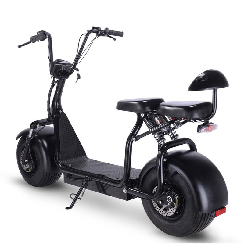 Mini Electric Bike Mototec Knockout 1000W Black Left Rear