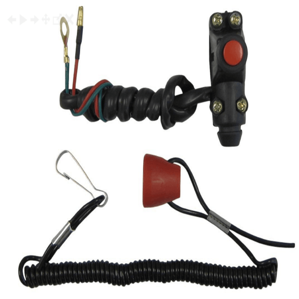 Motorized Bicycle Parts PCC Mini BIke Kill Switch and Throttle Housing Main