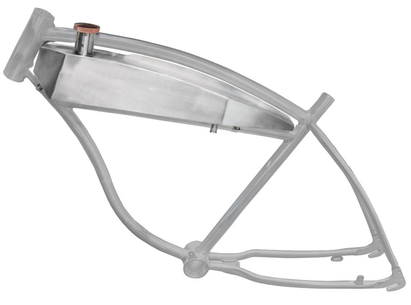 BBR Tuning 26" Motorized Bike Frame w/ 2.4L Brushed Aluminum Tank