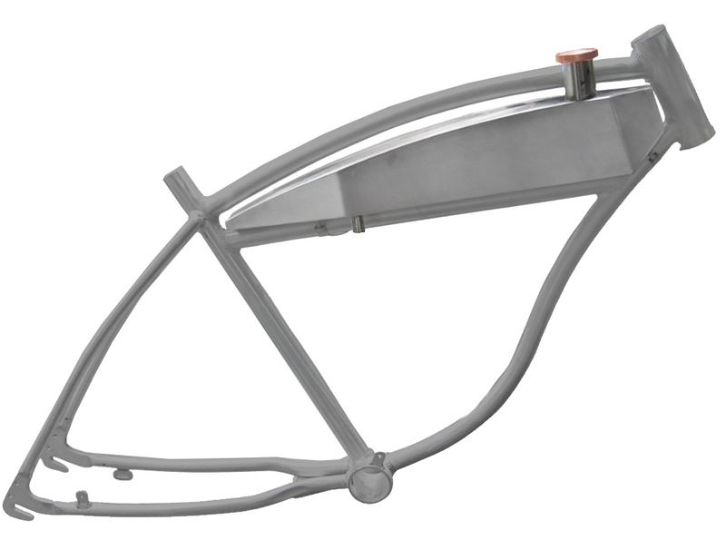 BBR Tuning 26" Motorized Bike Frame w/ 2.4L Brushed Aluminum Tank