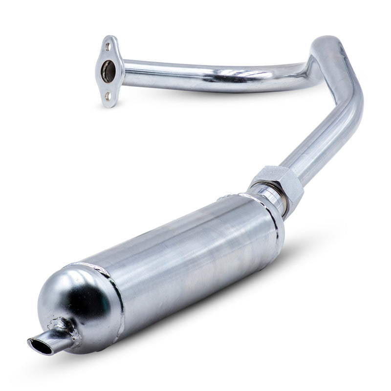 Street Poo-Poo Chrome Muffler Exhaust - Main