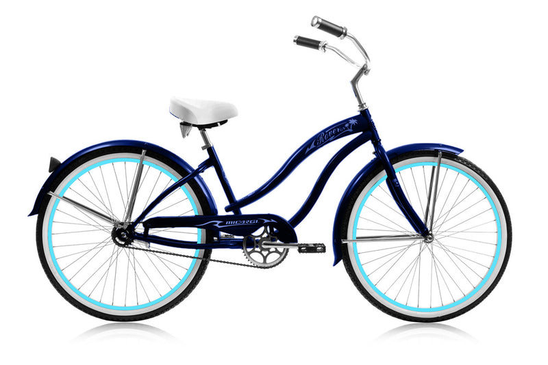 26'' Micargi Womens Rover GX - blue - side of bicycle