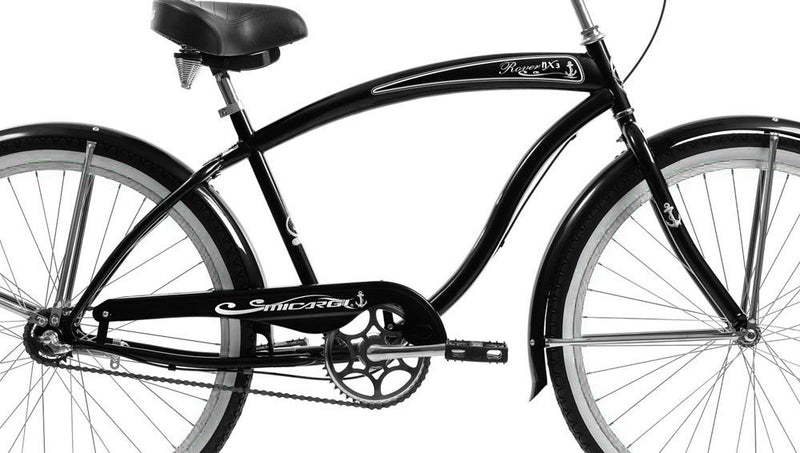 Beach Cruiser Micargi Rover NX3 Black Close Up