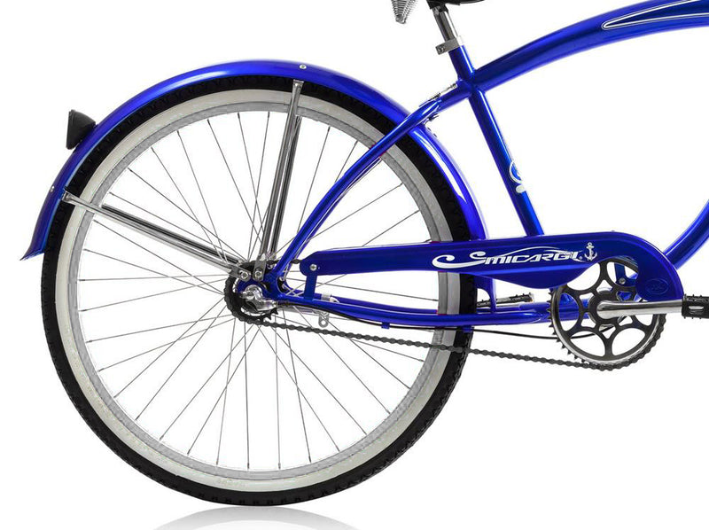 Beach Cruiser Micargi Rover NX3 Blue Rear Tire