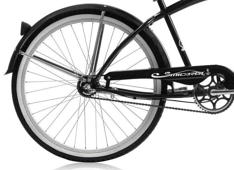 Beach Cruiser Micargi Rover NX3 Black Rear Tire