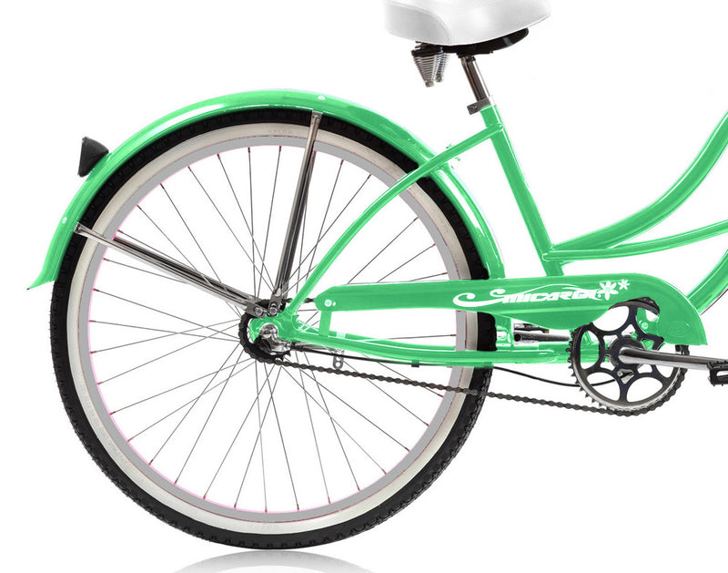 26'' Micargi Womens Tahiti NX3 - mint green - rear wheel