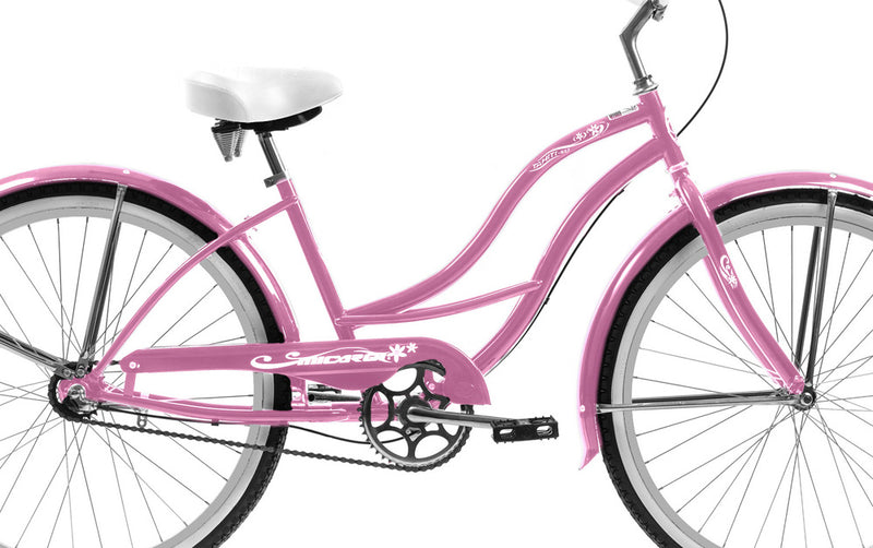 26'' Micargi Womens Tahiti NX3 - pink - frame close up