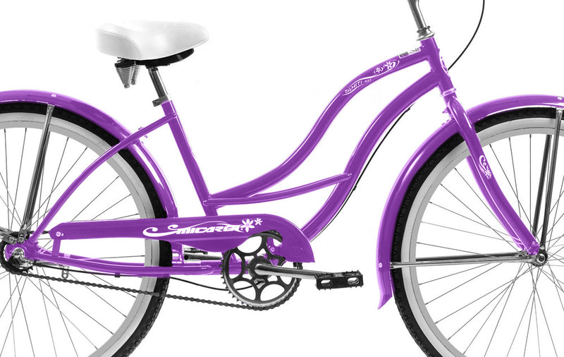 26'' Micargi Womens Tahiti NX3 - purple - frame close up