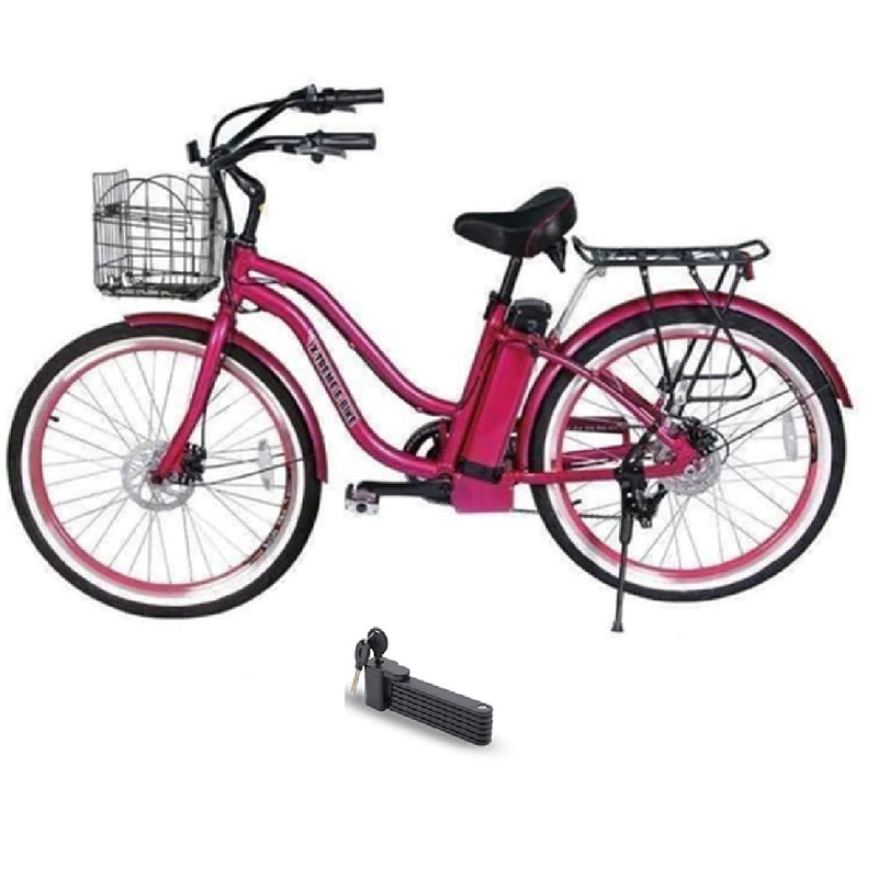 X-Treme 350W 36V Malibu Elite Max Beach Cruiser Electric Bicycle