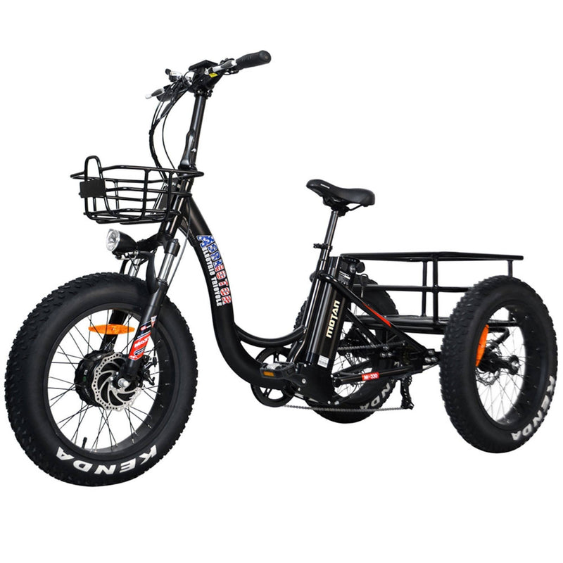 AddMotor 750W MOTAN M-330 P7 20" Step-Thru Fat Trike black front