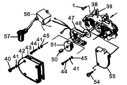 Aluminium Magneto Case Cover - electrical diagram