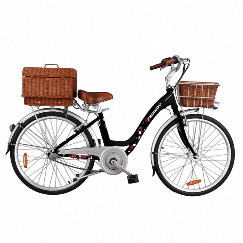 Eprodigy 750W Banff Electric Cruiser - black bicycle side