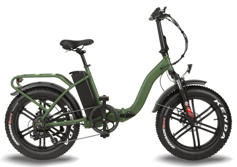 T4B 500W Fat Black 2-Way Fat Tire Folding side