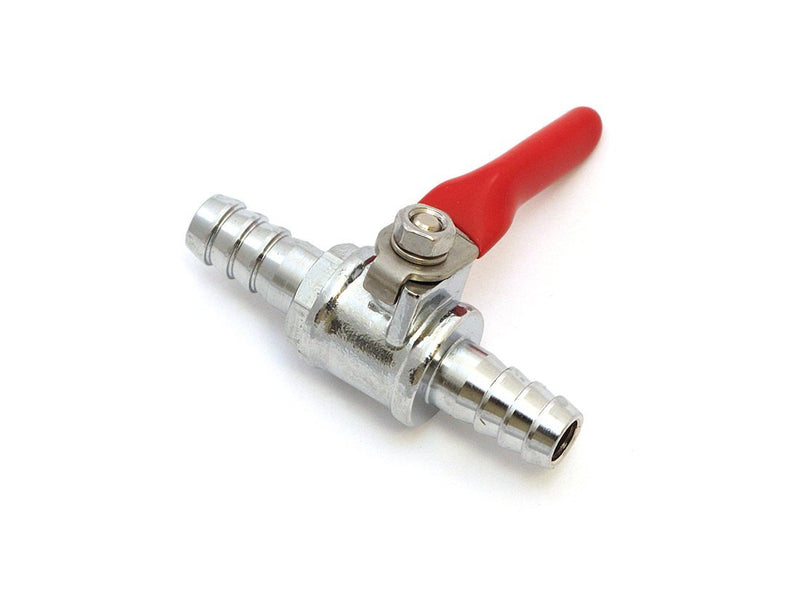 Heavy Duty Inline Fuel Valve - side valve open