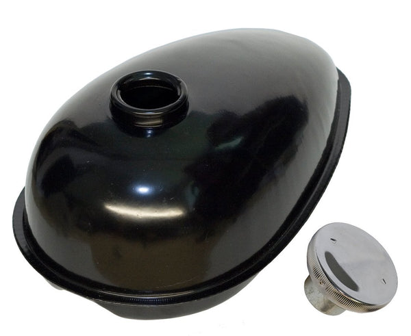 2.5 L Black Gas Tank - top