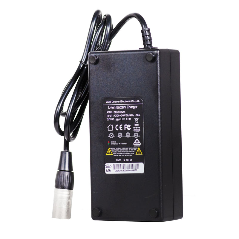 Modwheel 52V 6AH Li-ion E-Bike Battery - charger