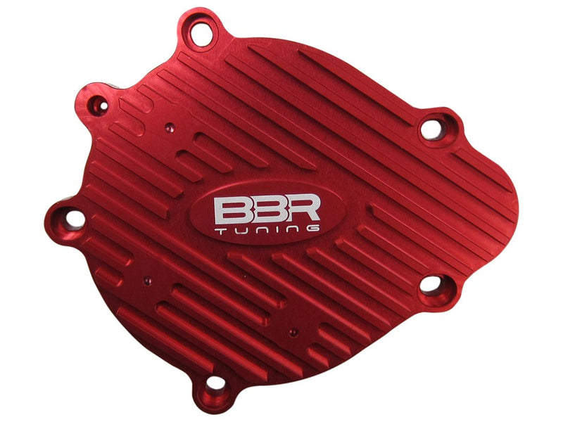 BBR TUNING BILLET ALUMINIUM GEAR CASE COVER - red