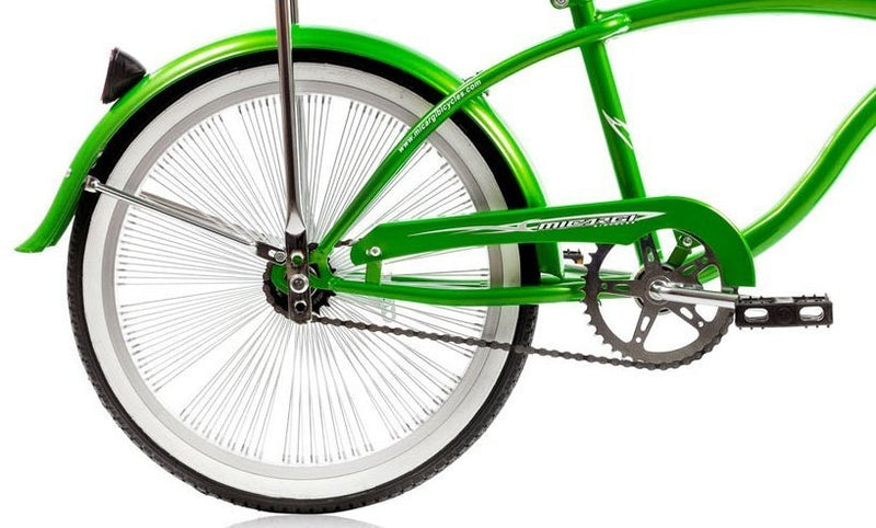 20'' Micargi Lowrider F4 green - rear wheel