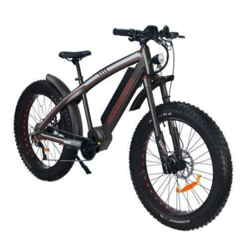 AddMotor 1000W MOTAN M-5600 Wildtan Mid-Drive Hunting front of bicycle