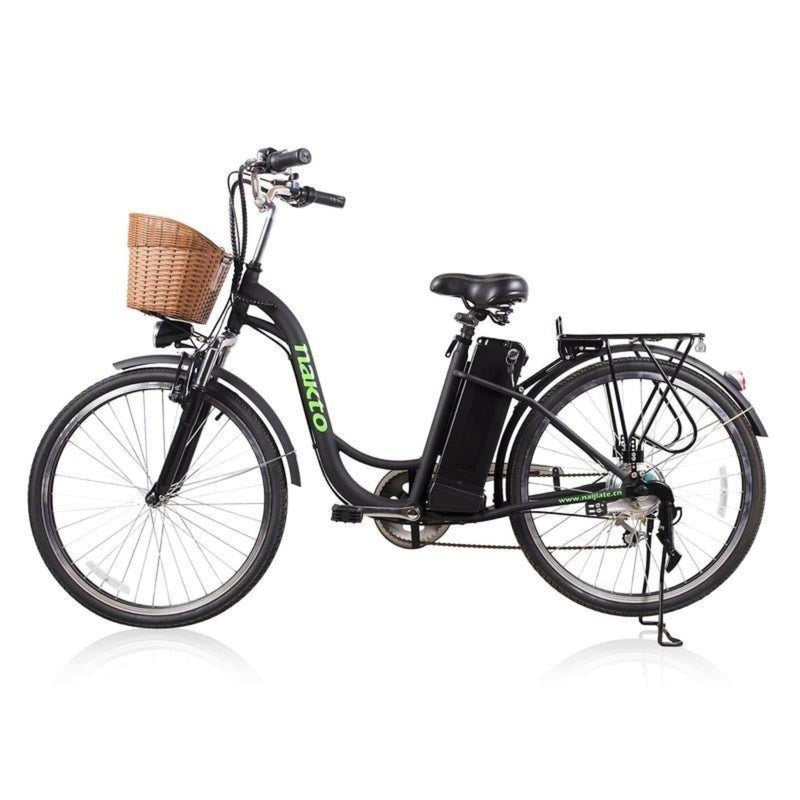 Nakto 250W Camel City Women's black bicycle side