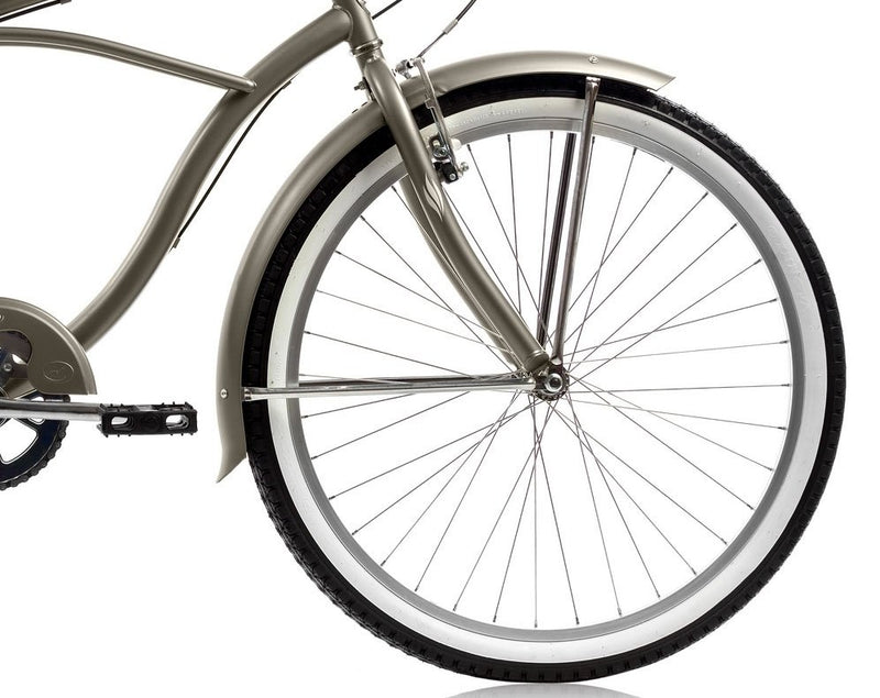 26'' Micargi Mens Pantera 7SP - grey - front wheel