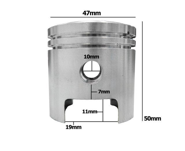 66/80CC 2-STROKE DUAL WINDOW PISTON